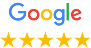 Google with five star logo